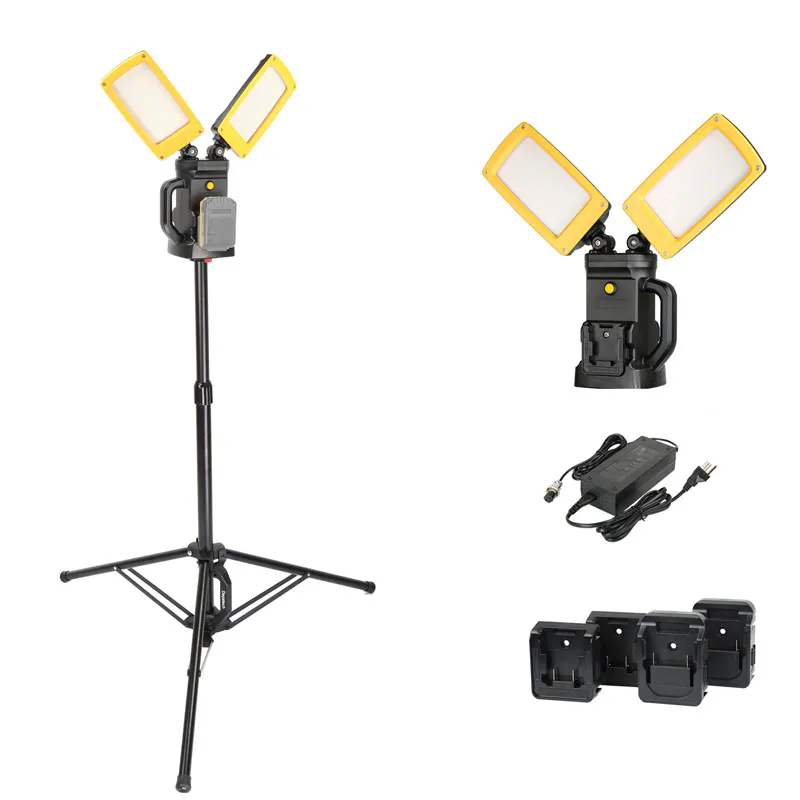 What are the advantages of mobile lighting sets over traditional lighting equipment?