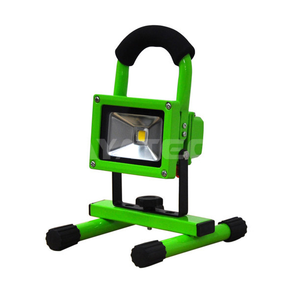 Green Color Portable Rechargeable 10W LED Work Light